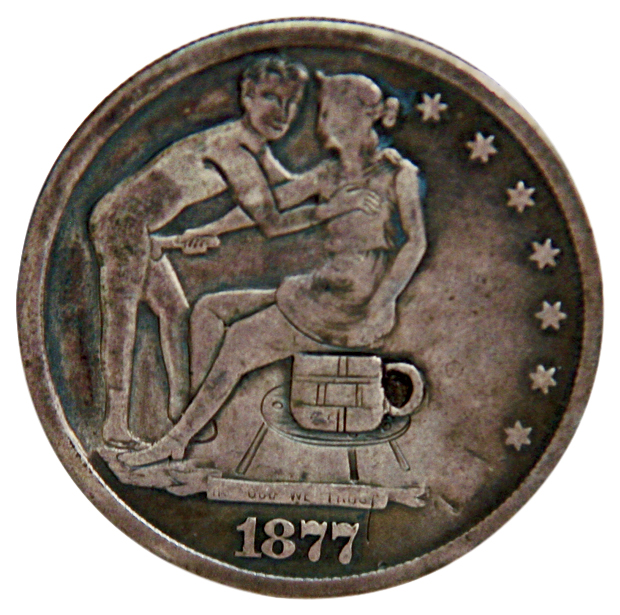 X-rated antique coin