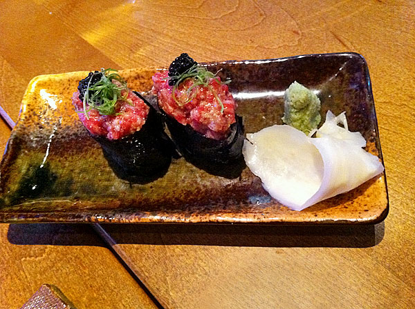 Wagyu Gunkan @ Roka Akor – Chicago Magazine