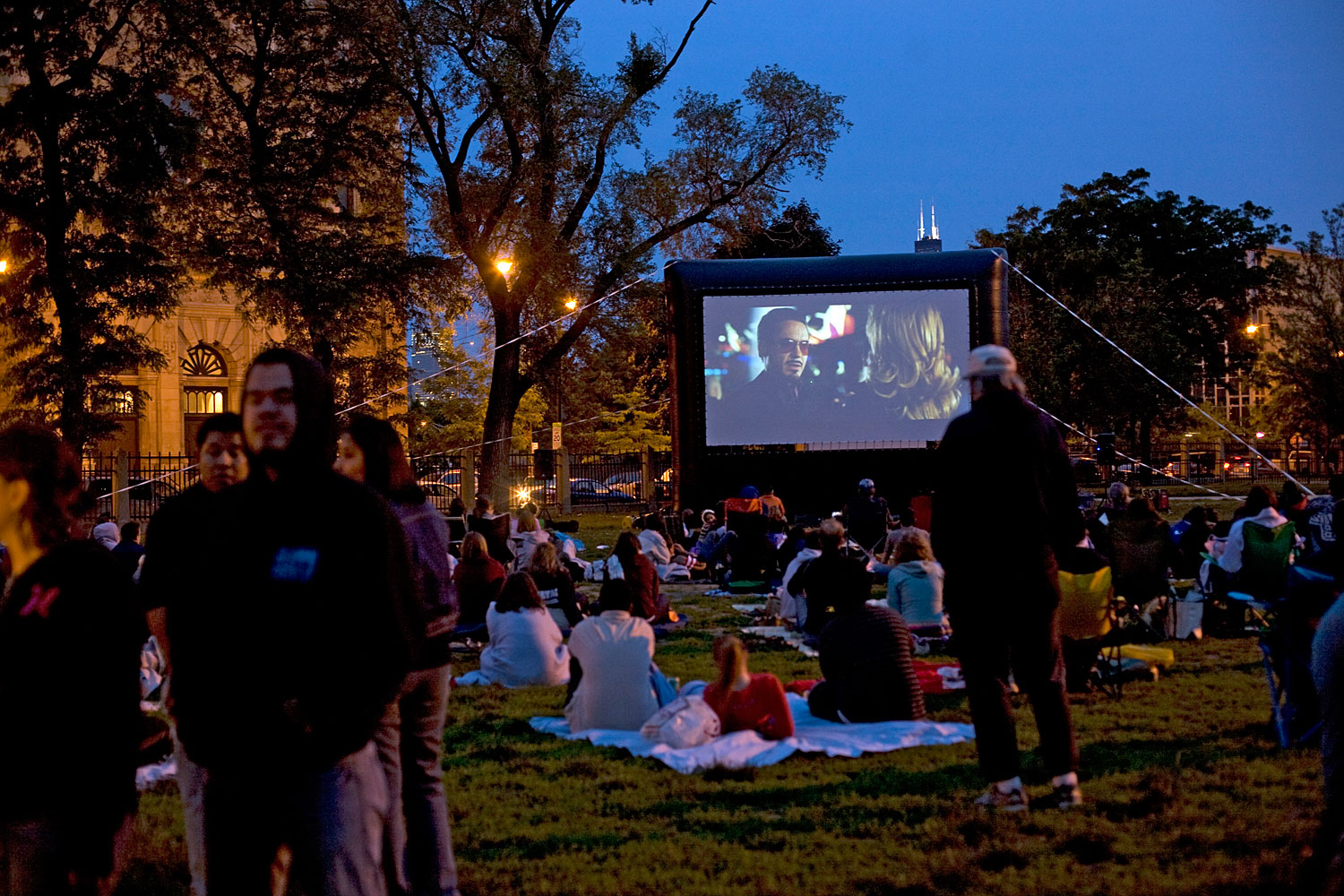 How to Screen a Movie Outdoors Chicago Magazine