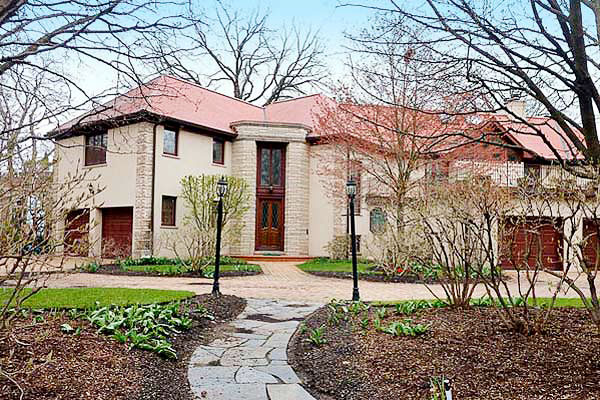 A Wilmette mansion currently on sale