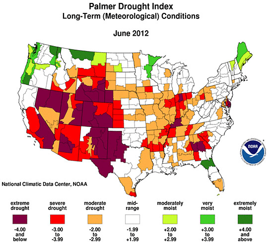 palmer drought index