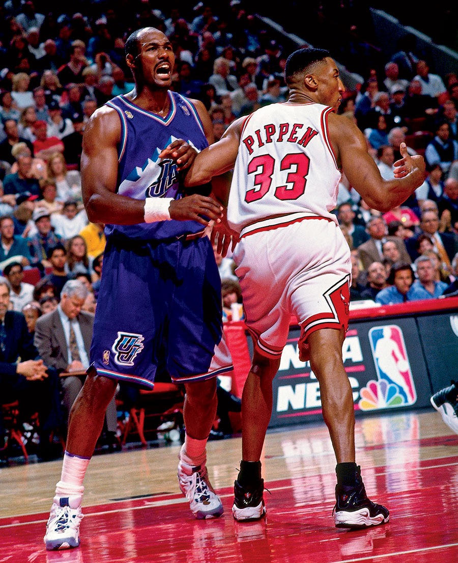 1997 NBA Finals - Game 1 - Chicago Bulls vs Utah Jazz, The NBA Finals game  when MJ taught Bryon Russell - Don't reach!, By Michael Jeffrey Jordan