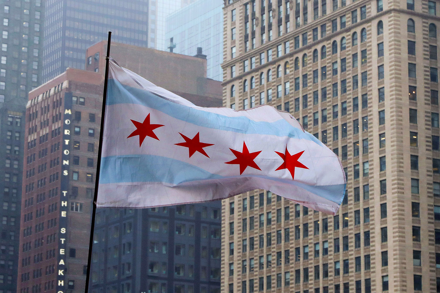 The Chicago flag