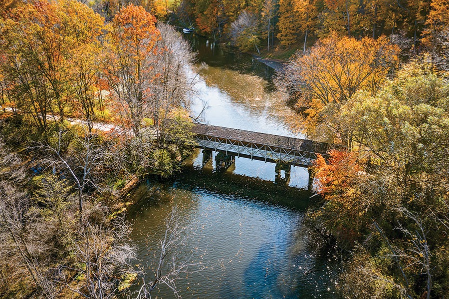 The Kal-Haven Trail runs through South Haven.