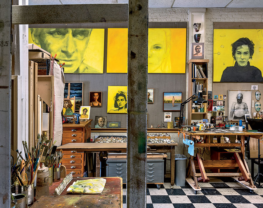 Ballogg's shot of portraitist Tim Anderson's studio