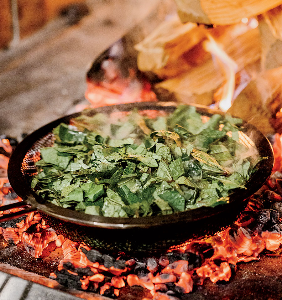 Sweet potato greens