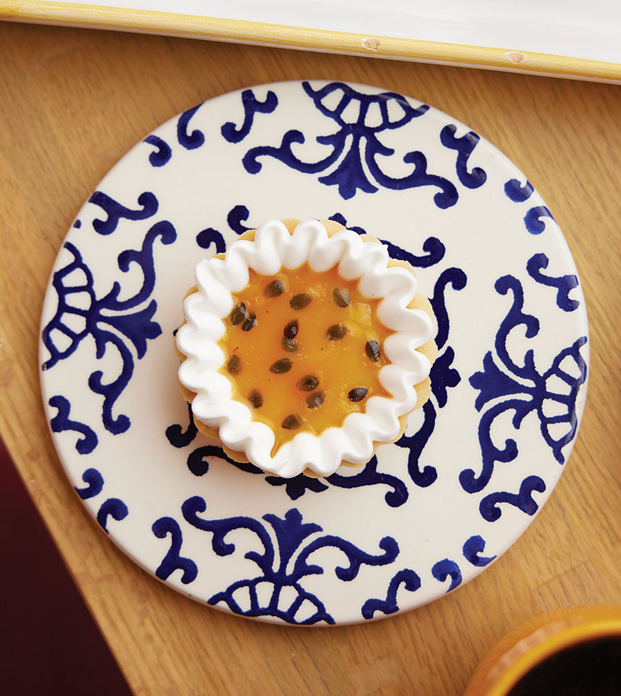 Passionfruit tart from Cadinho Bakery & Cafe