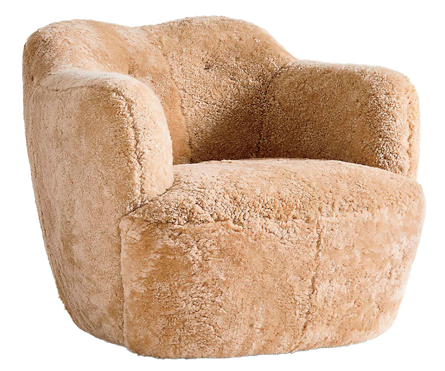 Apero shearling chair