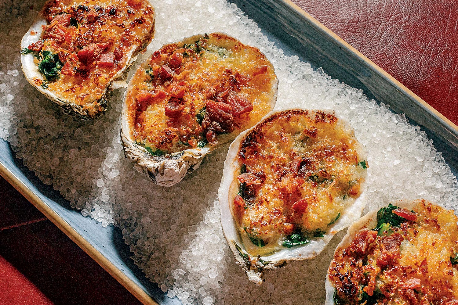 Southern Oysters Rockefeller at Briny Swine