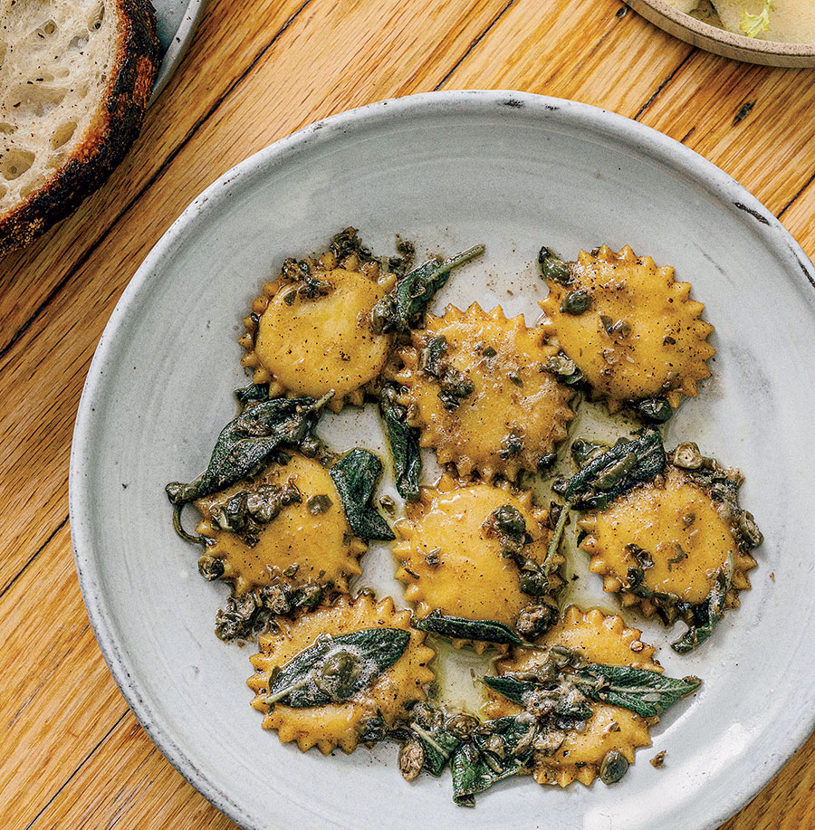 Potato and ricotta anolini